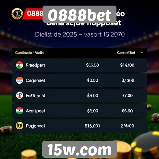 Opcões de pagamento disponíveis na 0888bet